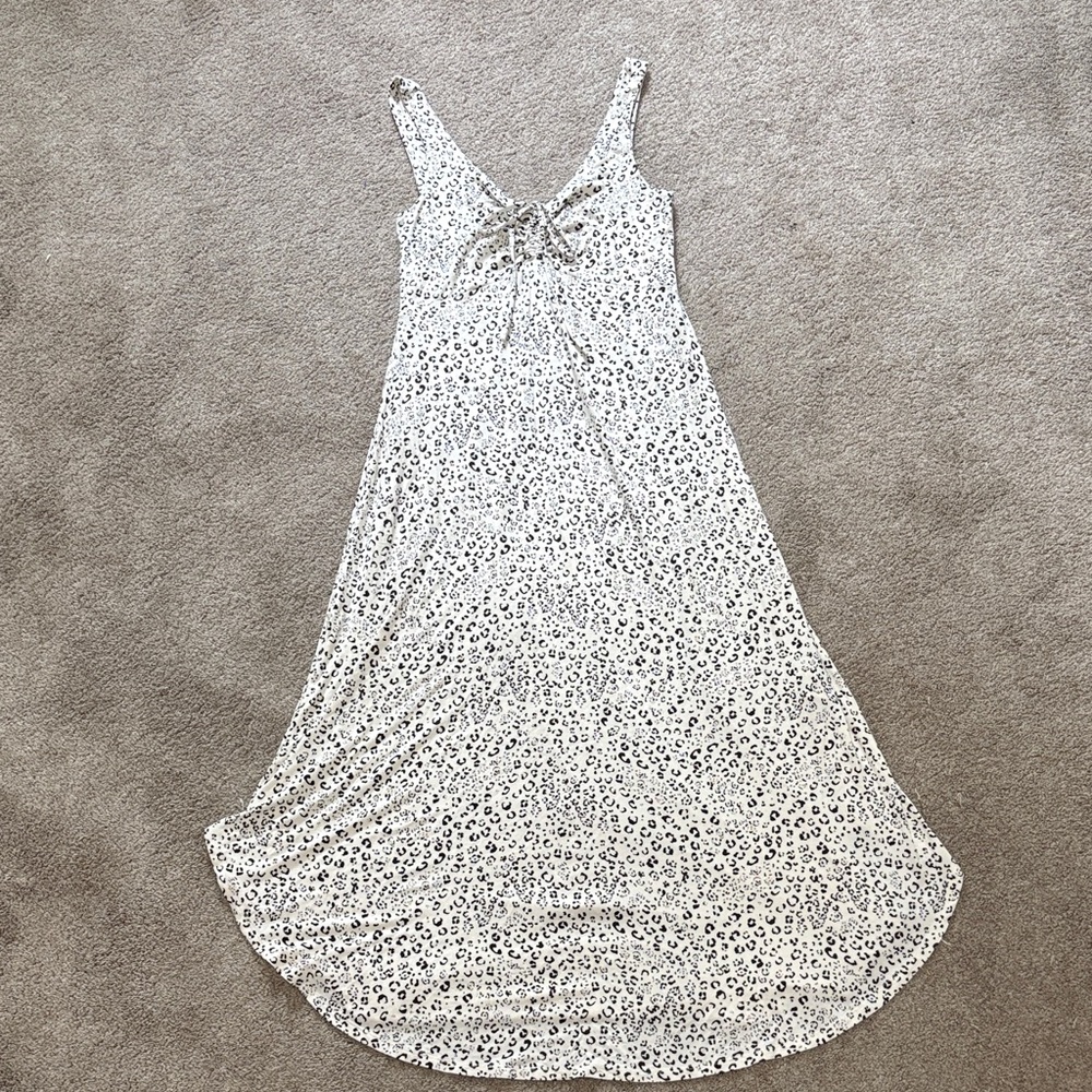 Z Supply Black and White Patterned Maxi Dress